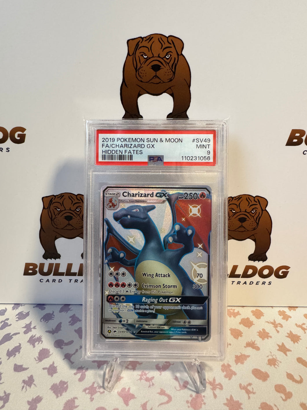 Charizard GX SV49/SV94 Hidden Fates PSA 9