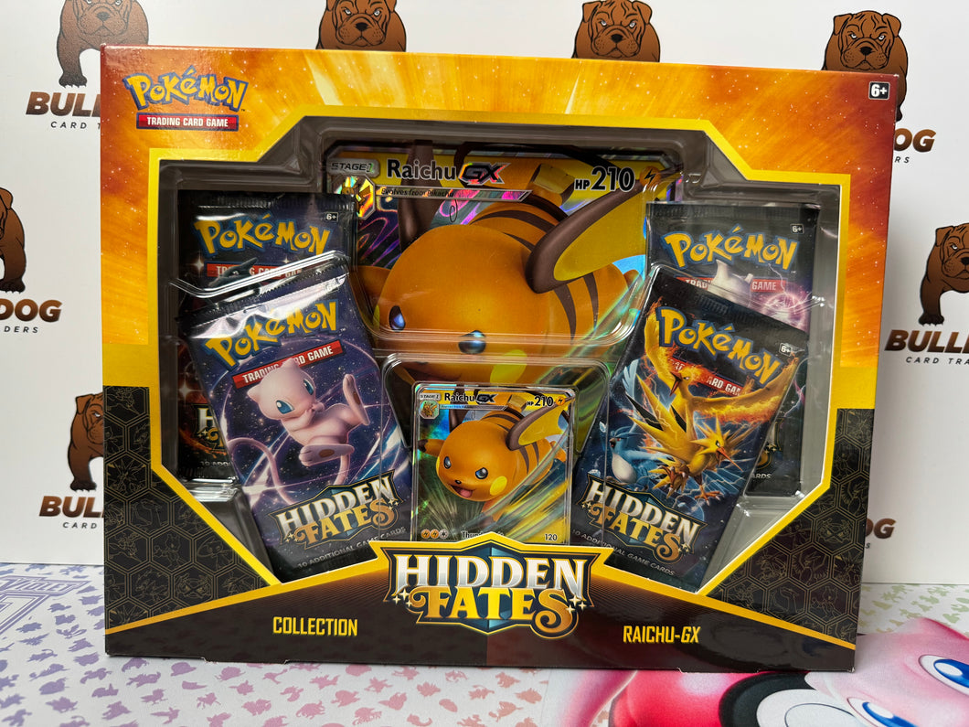Hidden Fates Raichu GX Collection Box