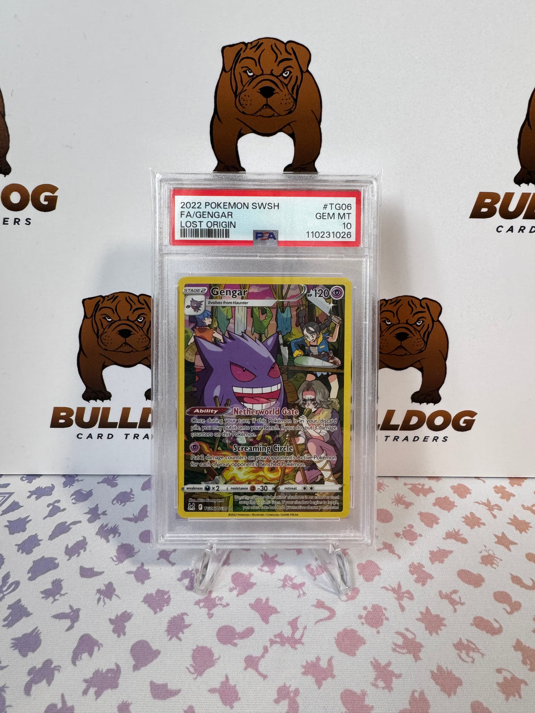 Gengar TG06/TG30 Lost Origin PSA 10