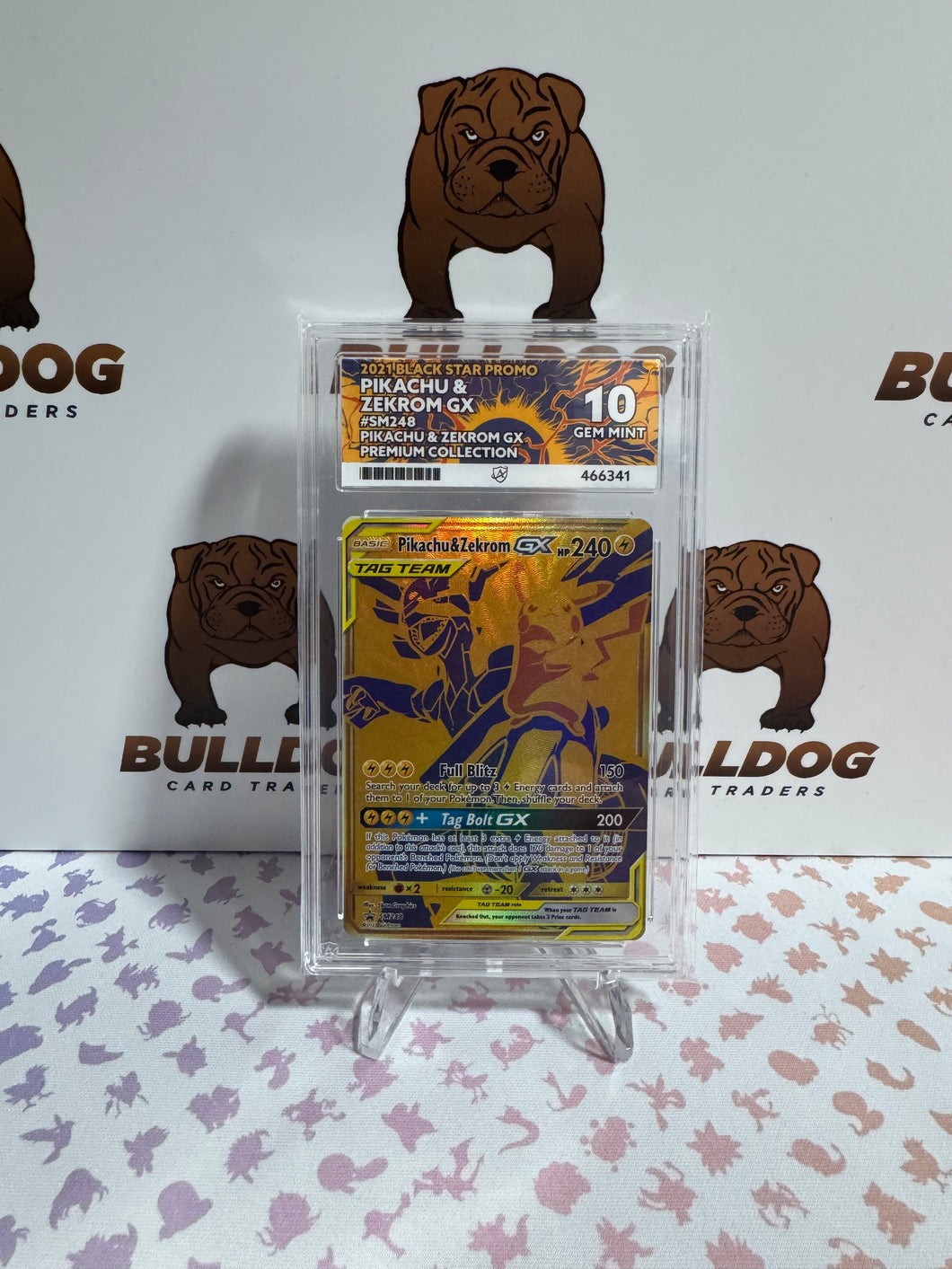Pikachu & Zekrom GX SM248 Promo ACE 10