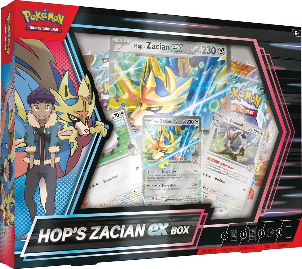 Hop's Zacian ex Box (Pre Order)