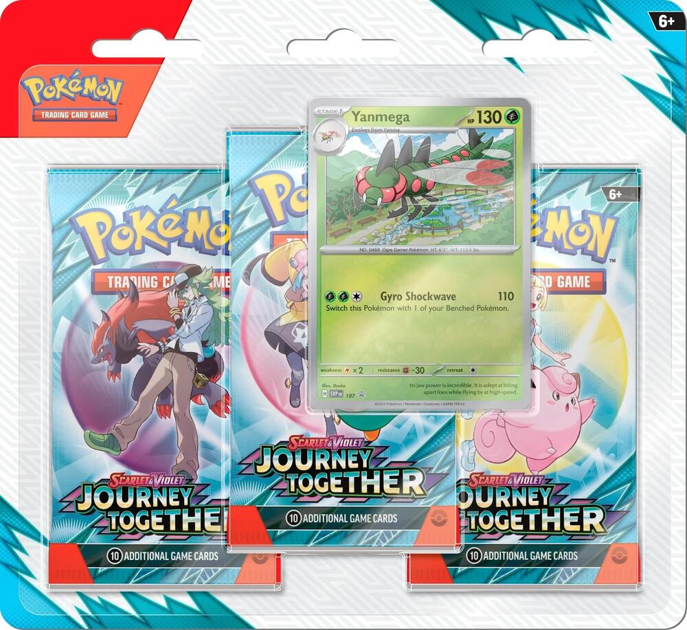 Journey Together 3 Pack Blister [Yanmega] (Pre Order)