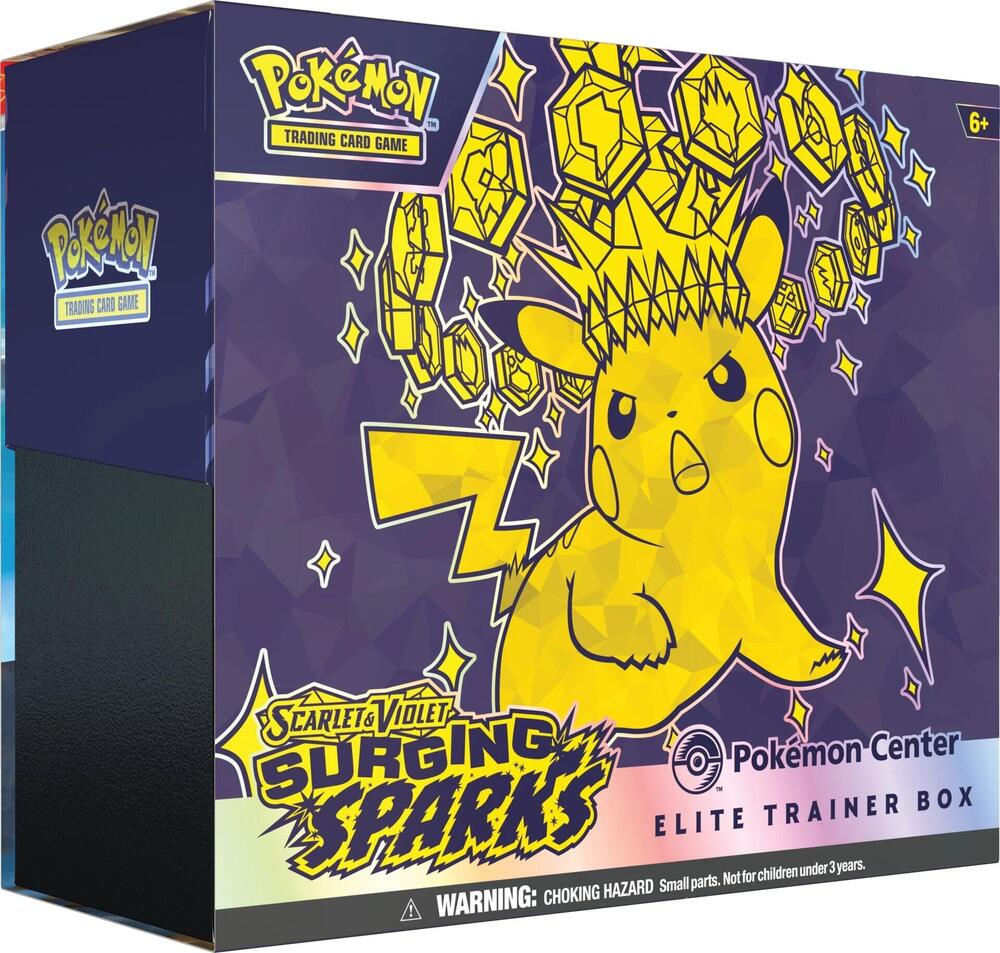 Surging Sparks Pokemon Center Elite Trainer Box